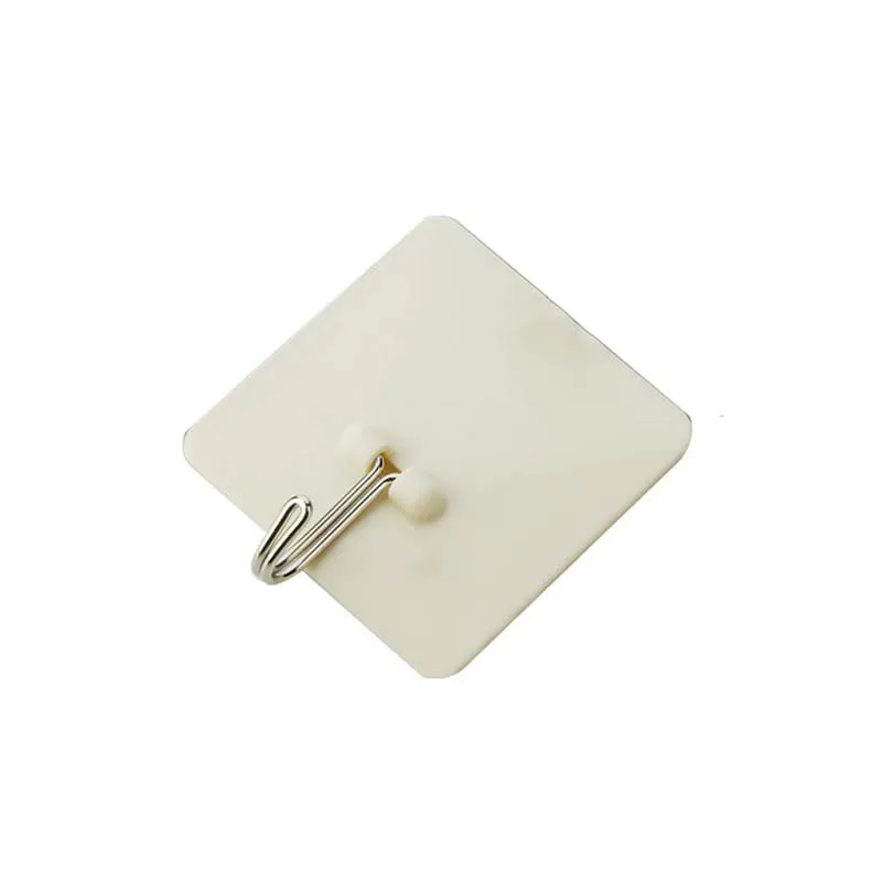 Urijk 1 шт. крючок на присоске для приготовления пищи крепкие настенные крючки на присоске вешалка Многофункциональный кухонный держатель для хранения Органайзер для ванной комнаты - Цвет: Белый