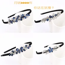 Fashion Women’s Headwear Gorgeous Diamond Bandanas Wedding Party Hair Accessories Hairband Bandage Headbands for Pretty Women