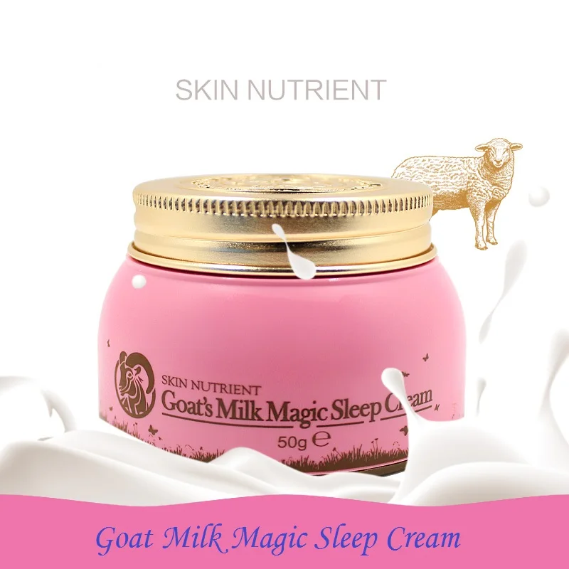 

New Version Skin Nutrient Goat Milk Cream Quality Sleep Night Cream Intensive Nourishing Super Moisturizing Night Face Cream