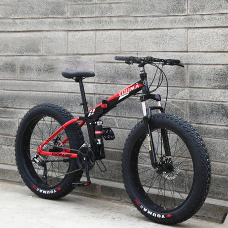 Excellent Snowmobiles Mountain bike 4.0 widened tires Both men and women 20 inches 21speed 24speed 27 speed 1