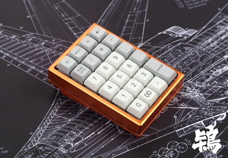 Kit de Teclado Mecânico Personalizado Cospad 24 Chaves Suporta Tkg-tools Underglow Rgb Pcb 20% Numpad Programado Xd21 Xd24 up tp - Imagem 3