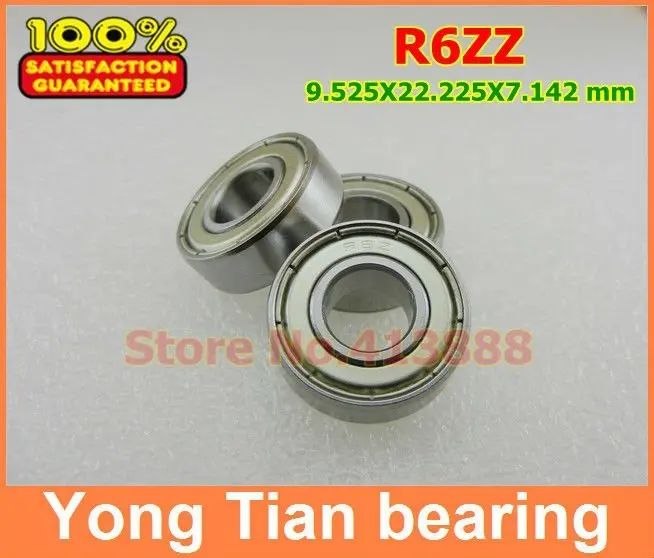 Шарикоподшипники с глубоким желобом R6 R6ZZ R6RS 2Z R6Z RS RZ 2RZ 3/8 &quotx 7/8&quot x 9/32 &quot высокое