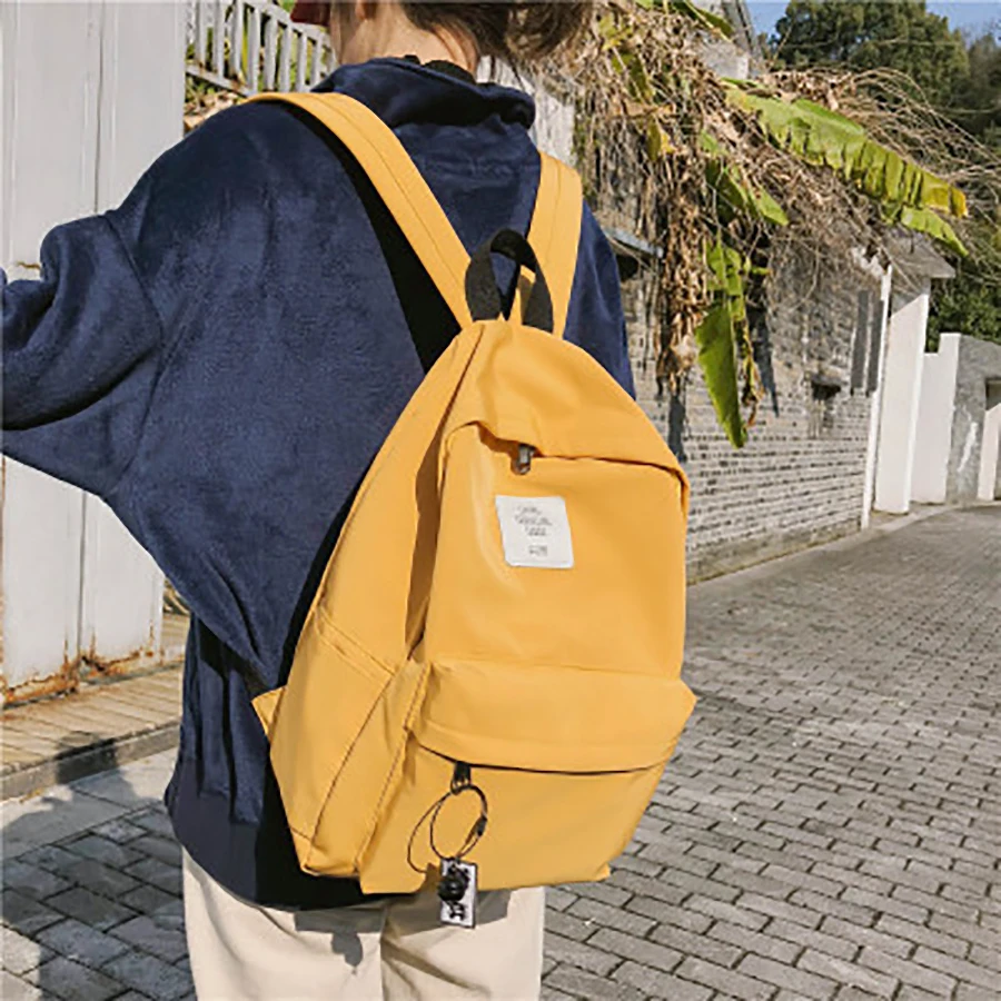 

Casual Student Backpack For Girls Large Capacity Campus Schoolbag Harajuku Style Women Travel Backpacks Outdoor Back Pack New