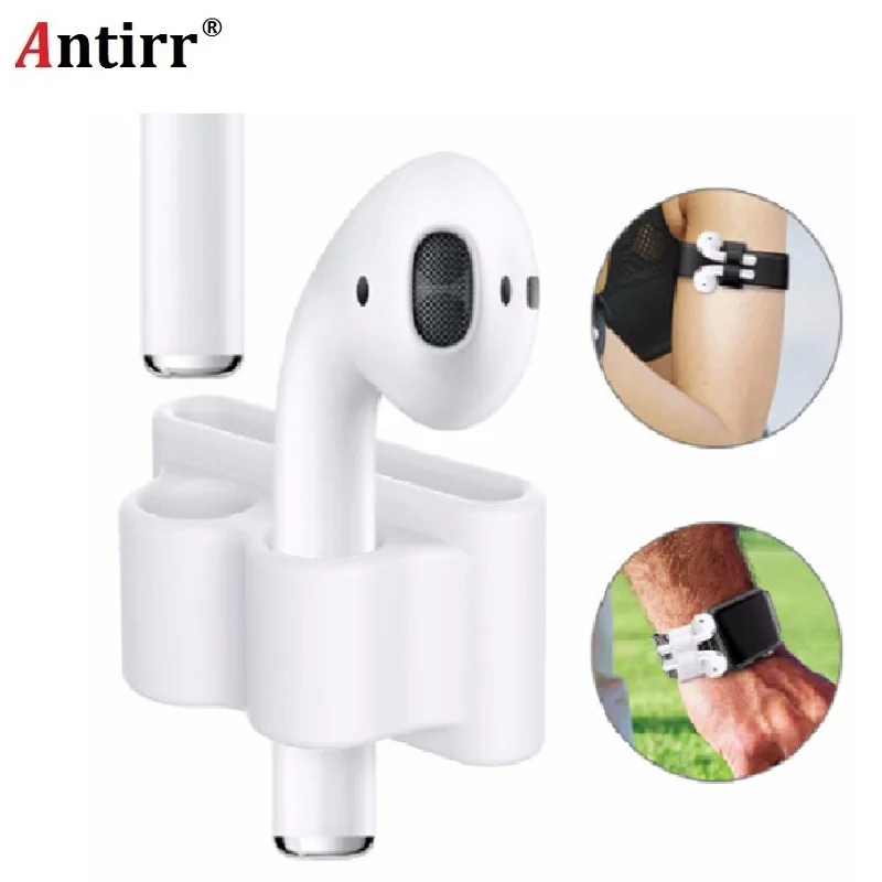 Silicone Anti-lost Holder for AirPods Holder Portable Anti-lost Strap Silicone Case for Apple AirPod Accessories free shipping
