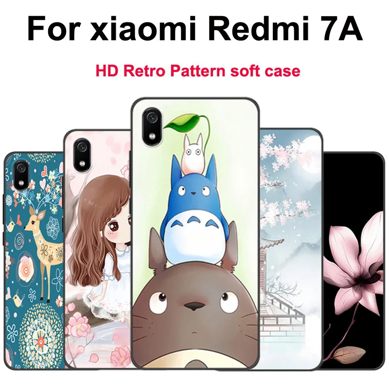 5 45 &quotМягкий ТПУ силиконовый чехол для xiaomi Redmi 7A ударопрочный задней панели Redmi7A 7 A