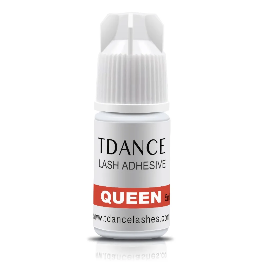 

TDANCE 5ml Queen Super Strong Bond Eyelash Adhesive 1-2 Seconds Fast Drying Pro eyelash extension glue last 7-8weeks