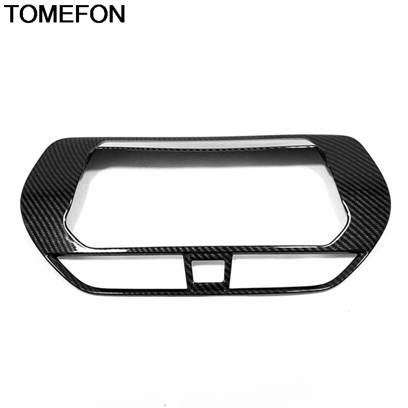 

TOMEFON For Nissan Altima Teana 2019 Front Center Console GPS Navigation Box Cover Trim Interior Accessories ABS Sliver Carbon