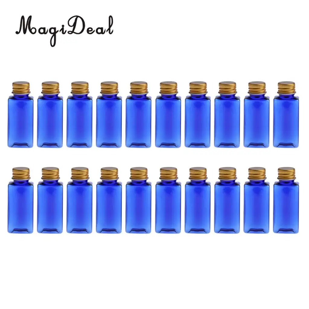 Kesoto MagiDeal Lot 20pcs 30ml Plastic Makeup Sample Containers Cream Small Empty Bottle Squeeze Tubes for Travel