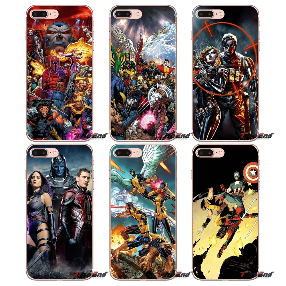 Мягкий чехол Marvel X-Men Super powers People для HTC One M7 M8 A9 M9 M10 E9 Plus Desire 630 530 626 628 816 820 Motorola G G2 G3 |