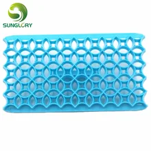 DIY пластиковая печать печенья Форма лепесток Стёганое одеяло тиснения, помадка кружева кекс украшения Формочки Для Выпечки