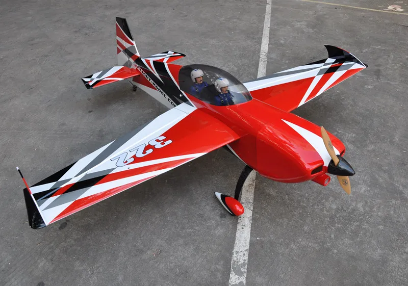 Новая модель полета RC Бензин самолет 76 &quot35-40CC Votec 322 пробкового дерева 3D самолета |