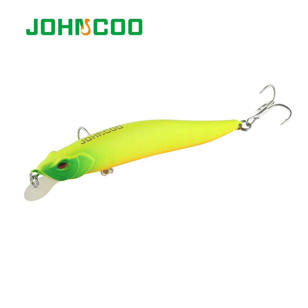  Fishing Lure JOHNCOO Wobbler Lure 1pc Swimming bait Hard 10cm 11.3g Floating Minnow 3D Eyes Artific