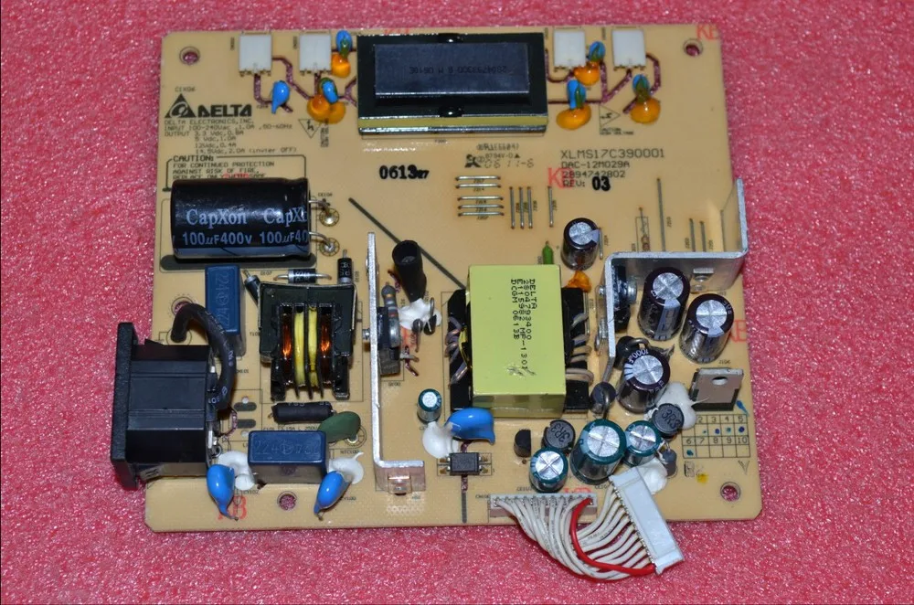 

Free Shipping> HV-1771F HT-19608W Power Board XLMS17C390001 DAC-12M029A-Original 100% Tested Working