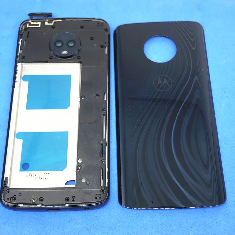 

Original Full Housing cover For Motorola Moto G6 xt1925 (faceplate/mid frame+backplate+battery back case)