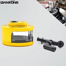 R QIANKONG алюминиевый Универсальный бачок масла чашки для HONDA CBF1000 CB1300 CBR600F CBR 250 600 900 1000RR MSX PCX HORNET