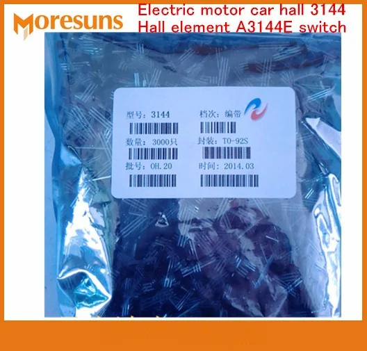 Electric motor car hall 3144 Hall element A3144E switch OH3144 magnetic A44E sensor_