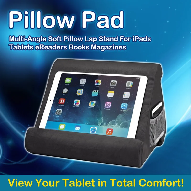 

Multi-Angle Soft Pillow Lap Stand for IPads Stand Tablets EReaders Books Magazines for Ipad Adjustable Stand for Ipad Holder