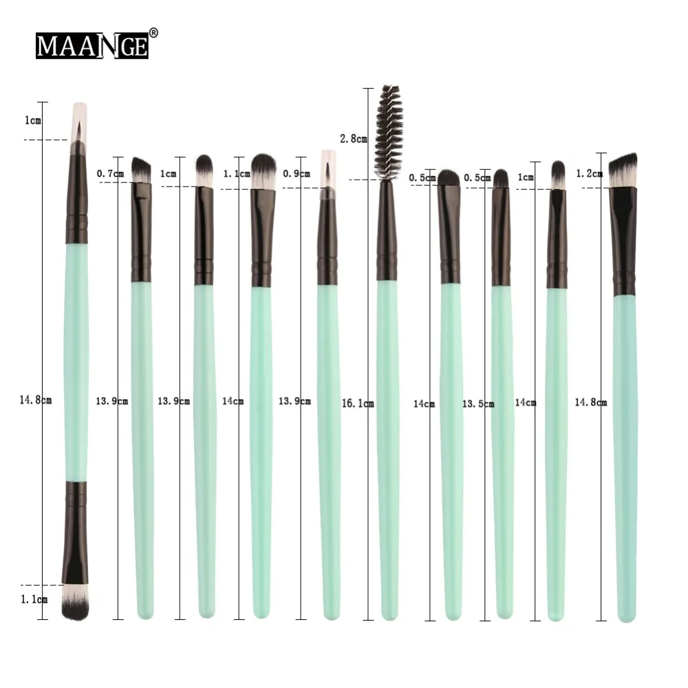 MAANGE 6/15/18 шт кисти для макияжа Набор инструментов Косметическая Пудра Тени для век Румяна смешивание; красота макияж кисти набор для макияжа бровей