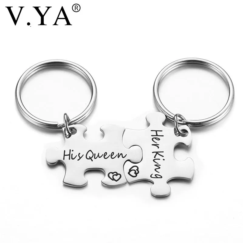 V.Ya брелок с надписью King Queen и | Украшения аксессуары