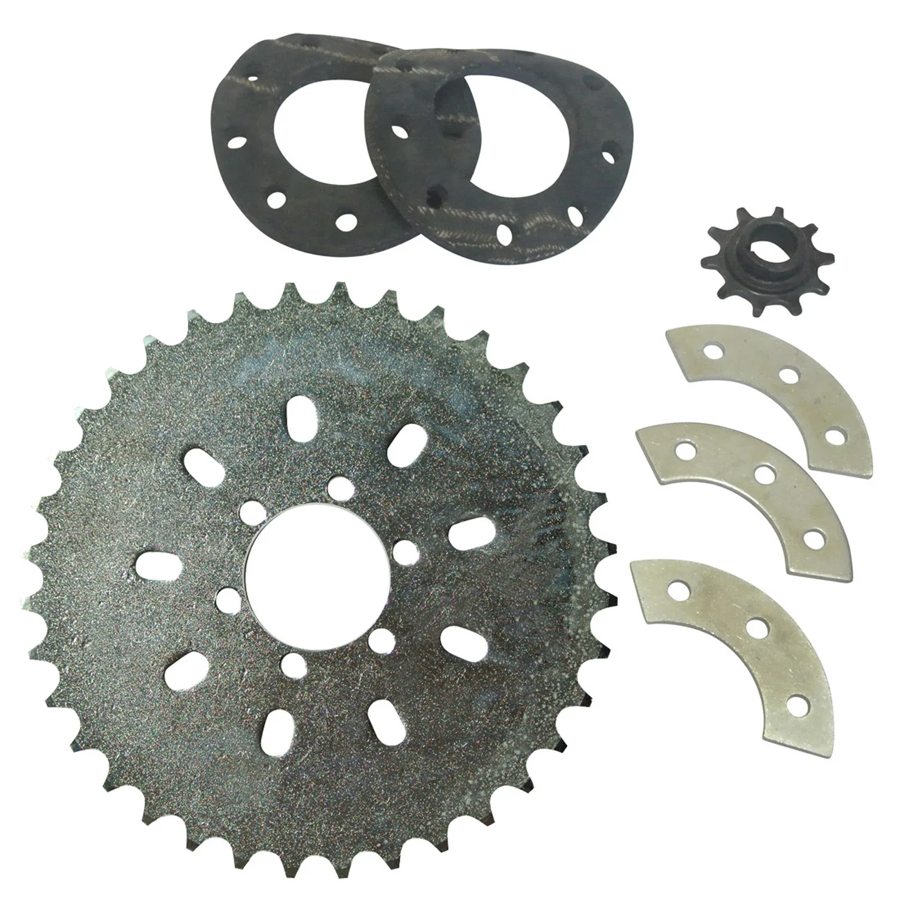 36 Teeth Flat Sprocket With 9 Hole Adapter Mount Rear Chain