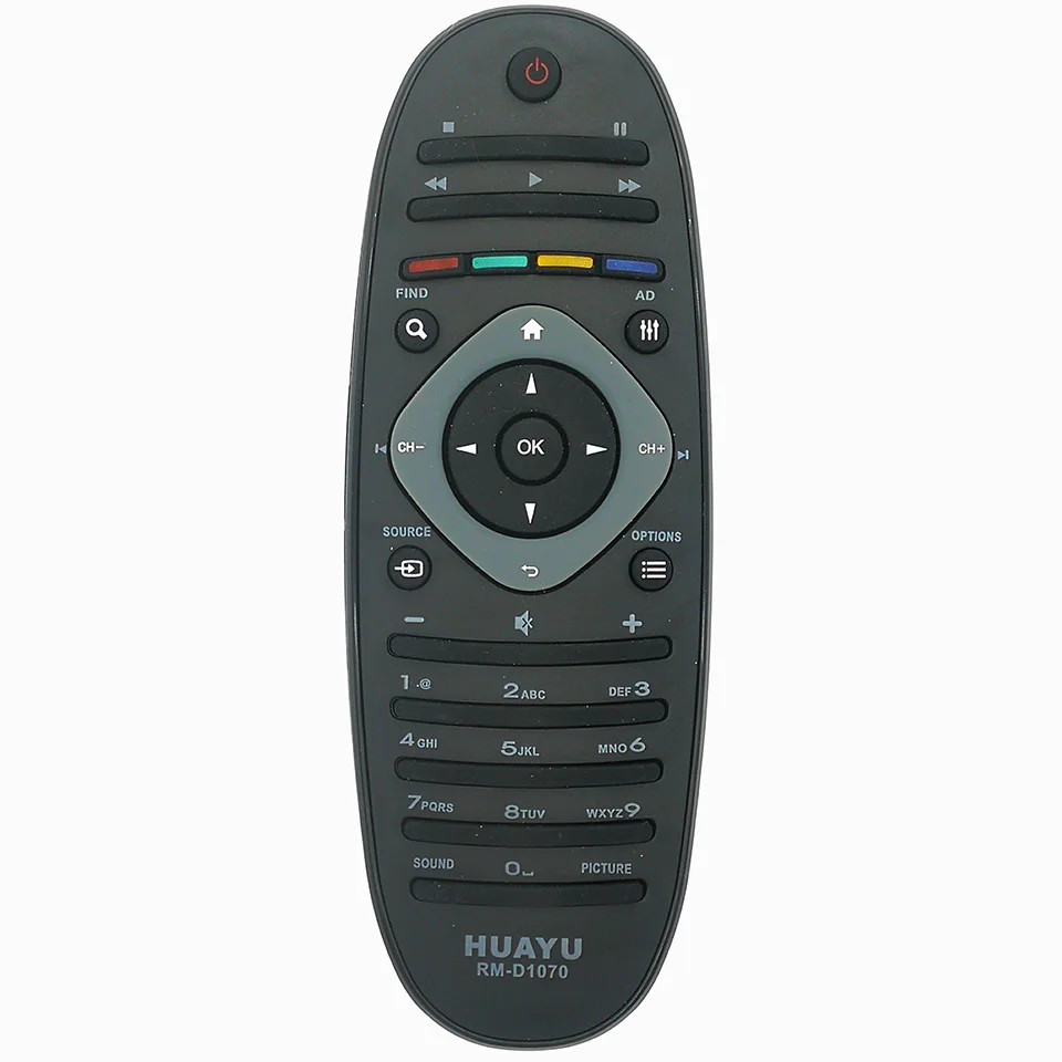

RM-L1070C RM-D1070 USE FOR PHILIPS TV BY HUAYU REMOTE CONTROL