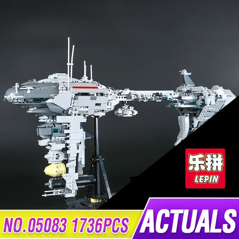 

Lepin 05083 1736Pcs Star MOC Wars Series The Nebulon Model B Medical Frigate Set Building Blocks Bricks Toys for children Gift