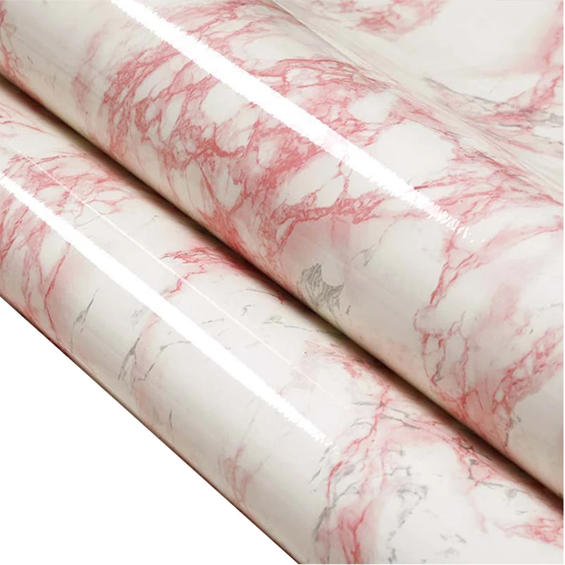 

Marble Vinyl Self adhesive Wallpaper for Countertops Contact Paper Waterproof Wall Stickers for Kitchen Living Room Home Decor