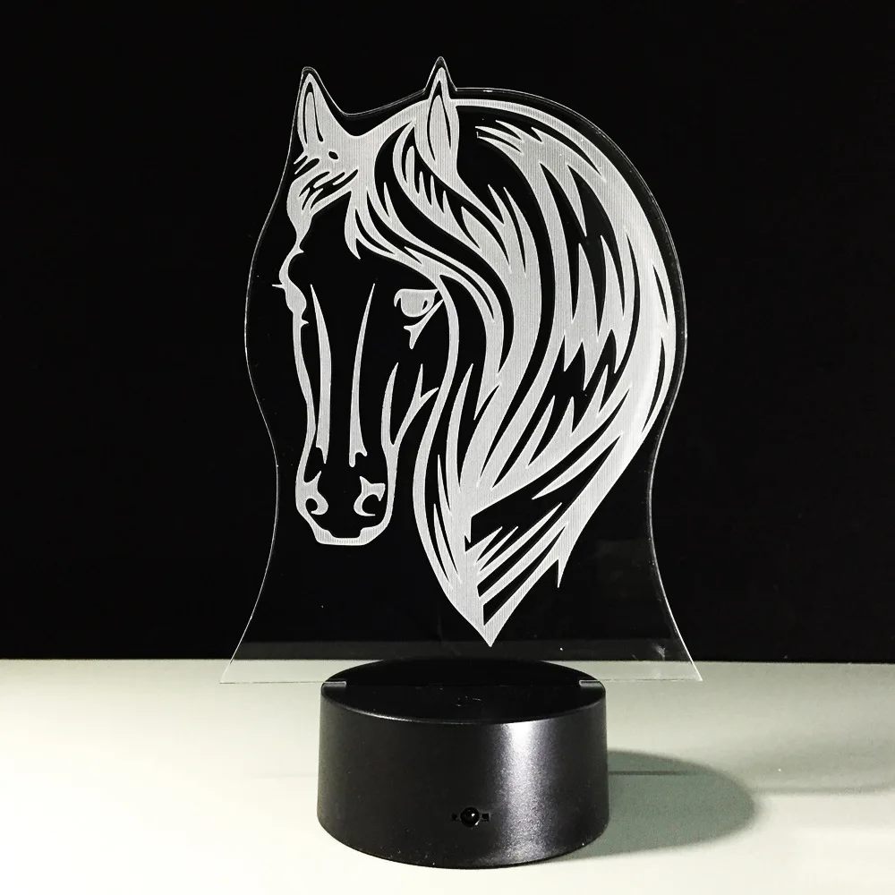 Horse 3D Lamp Pony 7