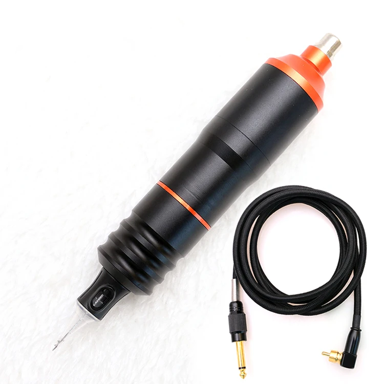 Hot Sale Tattoo Pen Rotary Tattoo Gun Machine Black Precision RCA cord Motor Tattoo Machine Supply