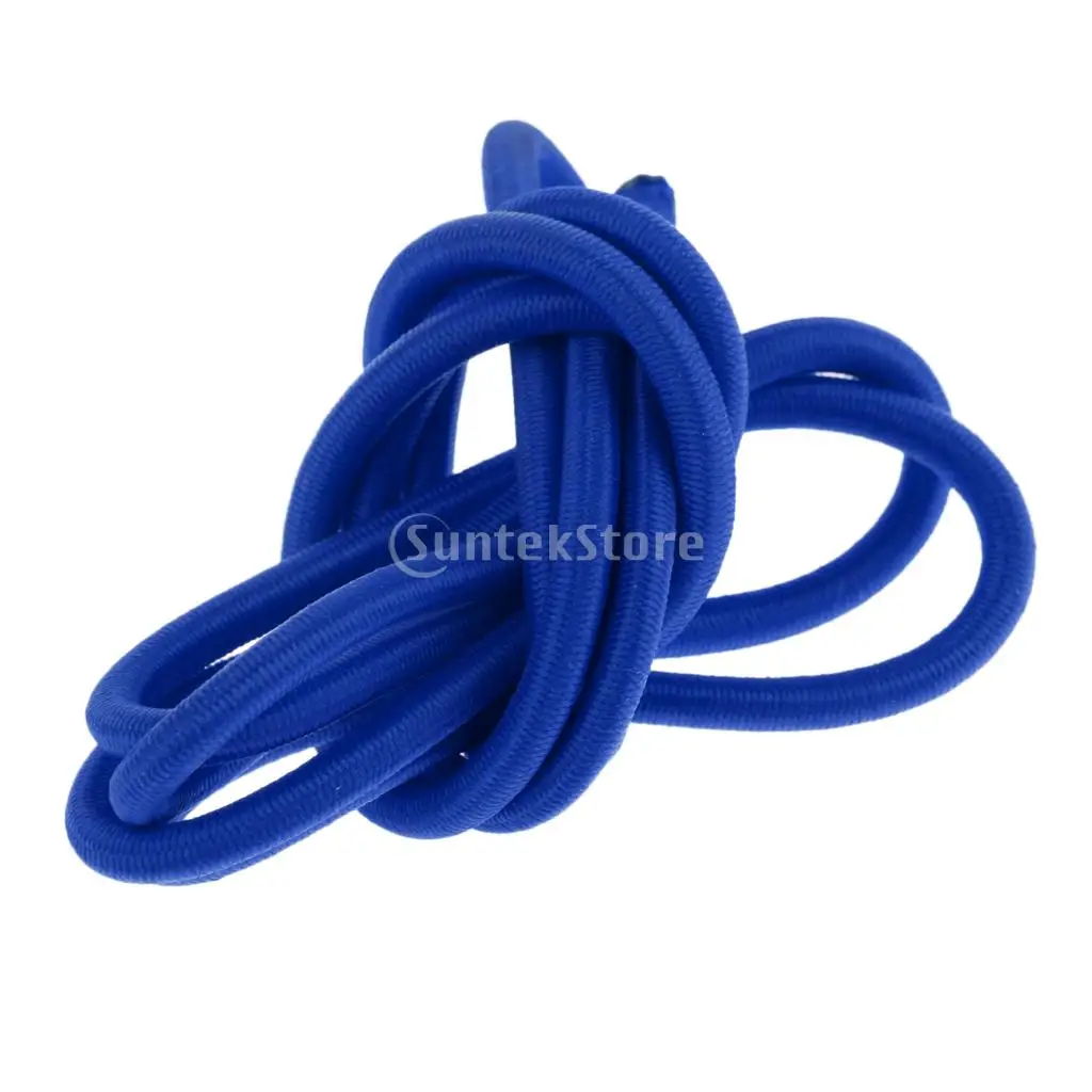  4mm Round Rubber Elastic Bungee Rope Shock Cord Tie Down Boat Trailer Anti-UV 0.5m, 1m, 2m, 300cm, 5m, 10m, 20m, 30m, 50m, 75m