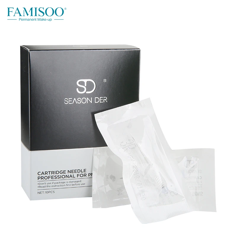 

10pcs SD Sterilized Tattoo Needle 3R For Tattoo Machine Microblading Pen Tattooing Eyebrows Lip Permanent Makeup Cartridges Q7