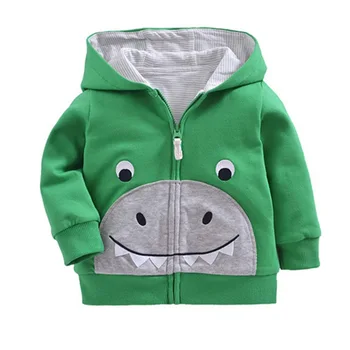 Orangemom Offical Store New Born Baby Autumn Long Sleeved Clothing Boy Girls Cartoon Hooded Sweater Coat Cotton Outwear Clothes 1