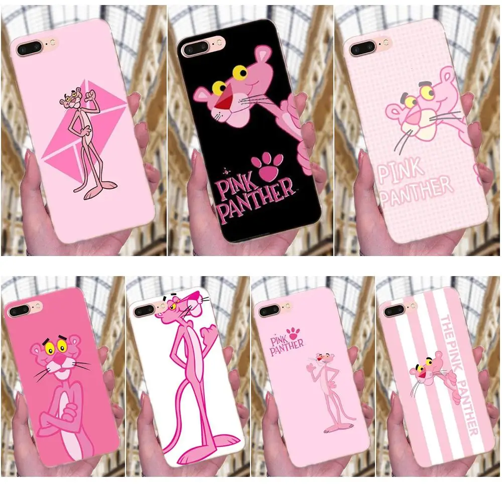 

For LG Nexus 5 5X G2 G3 mini spirit G4 G5 G6 K4 K7 K8 K10 2017 V10 V20 V30 Stylus TPU Fashion Kawaii Pink Panther New Multi