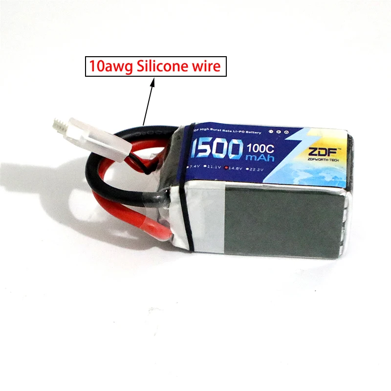 ZDF 1500mAh 14 8 V 4S 100C max 200C Lipo аккумулятор для радиоуправляемого вертолета