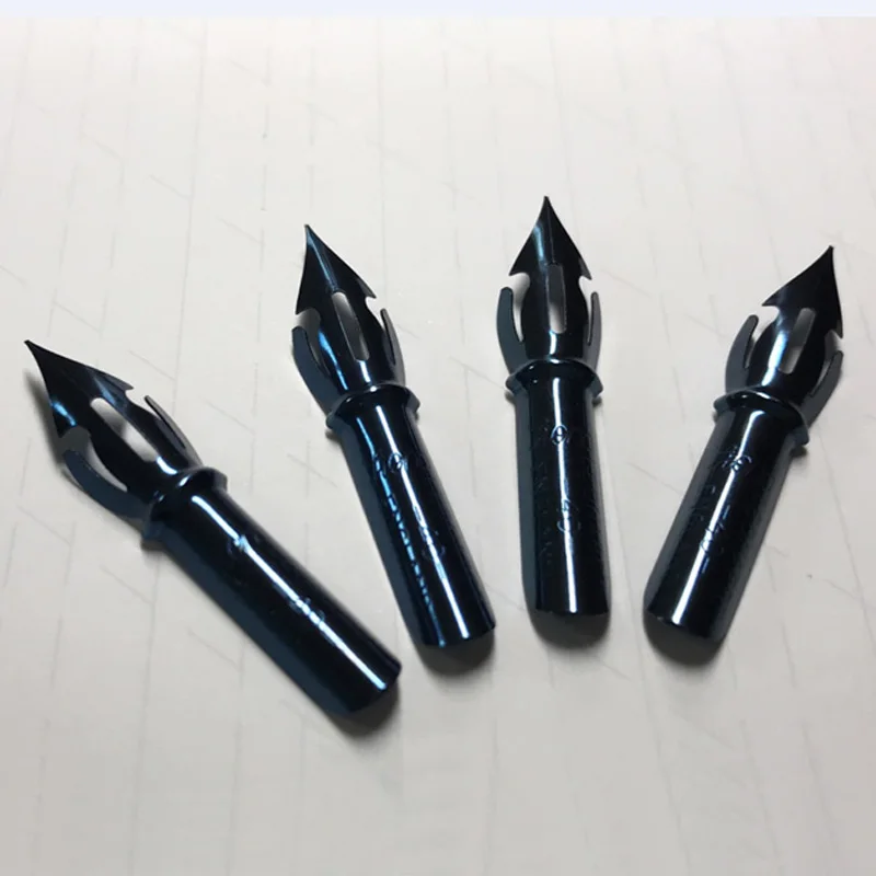 

10pcs for a lot Oblique Calligraphy Pen Nibs English Copperplate Script Insert Dip Pen Nibs