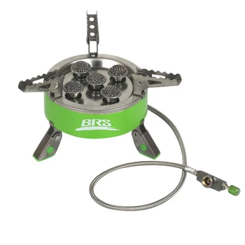 

BRS Folding Gas Stove Camping Hiking 5 Small Burners Picnic Equipment Stainless Steel Gas Stove 7500W