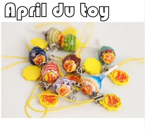 20 шт Мини CHUPA CHUPS леденцы конфеты ключ Chain.4cm. Flavour оптом Jar игрушка. Забавная