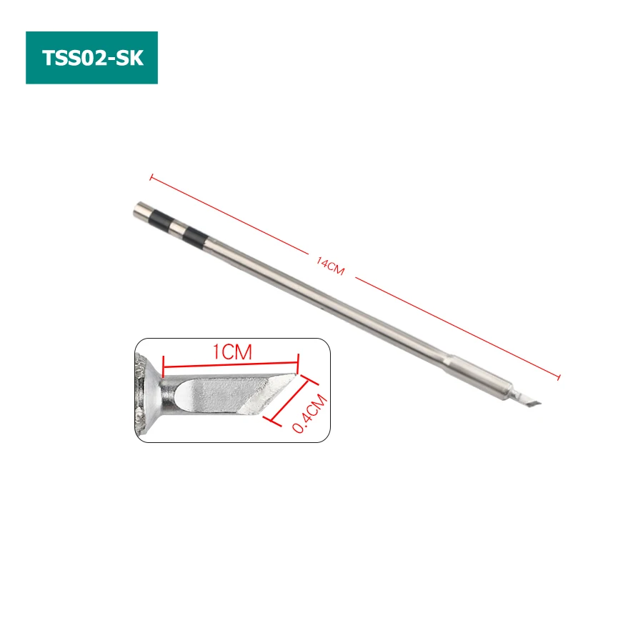 Оригинальный быстрый TS1200A жало TSS02-I J SK 3C 0.8C SK-01 K 1C 2C припой Жало для мобильных