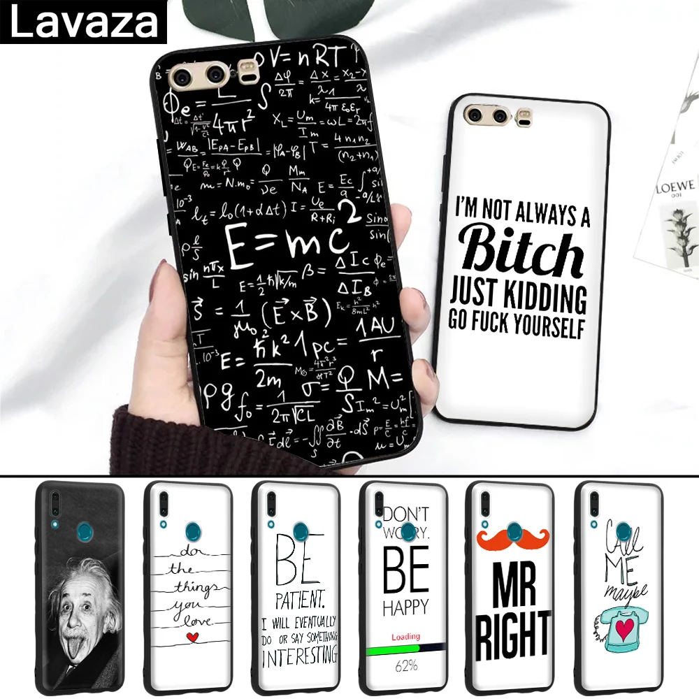 

Lavaza 8FF Proverb Phrase Motto Silicone Case for Huawei P8 Lite 2015 2017 P9 2016 Mini P10 P20 Pro P Smart 2019