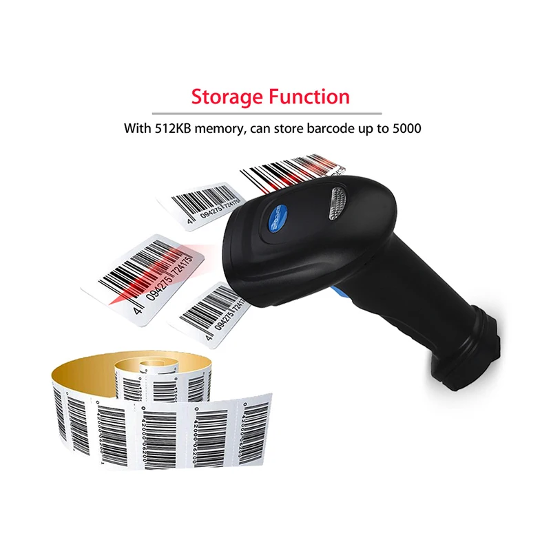 YK BWM3 беспроводной 2D Bluetooth сканер штрих кода USB 4mil qr код считыватель POS Android IOS Windows