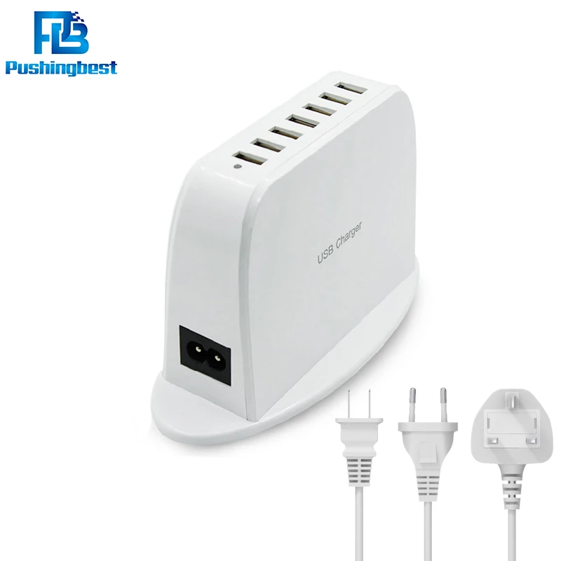 Multi USB Charger 7 Port USB Travel Wall Charger Adapter Charging Hub Desktop Charging Station Fast Charging For xiaomi