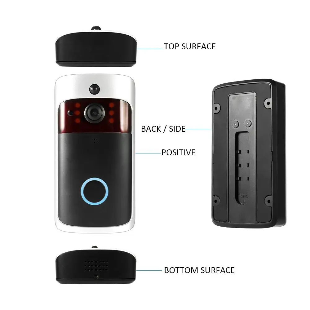 WiFi Wireless Video Door Bell Smart Home Monitoring ...