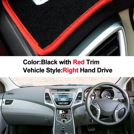 Car Dashboard Cover Dash Mat For Hyundai Elantra Avante 2011 2012