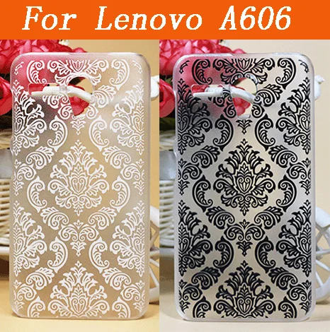 

IN Stock case for Lenovo A606 Vintage Flower Painting Phone Case For Lenovo A 606 Hard Back Plastic phone shell bag case
