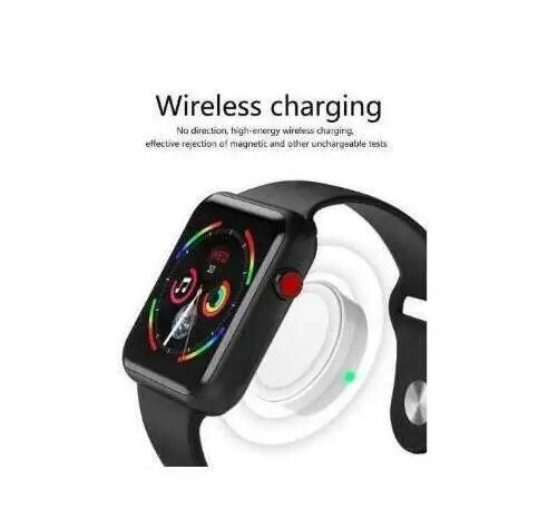  Series 4 Wireless Charger Wrist Bluetooth 42mm Smart Watch Phone Clock Faces for Iphone Andriod Sma