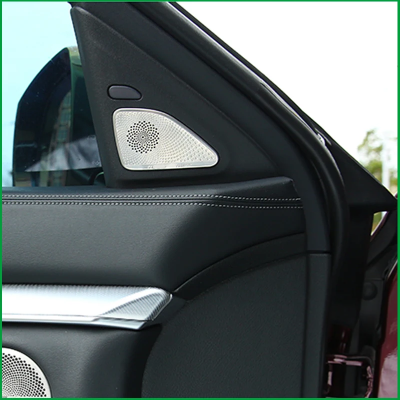 Для Infiniti QX50 внутренняя передняя дверь треугольник столб аудио динамик декоративная крышка наклейка отделка автомобильные аксессуары