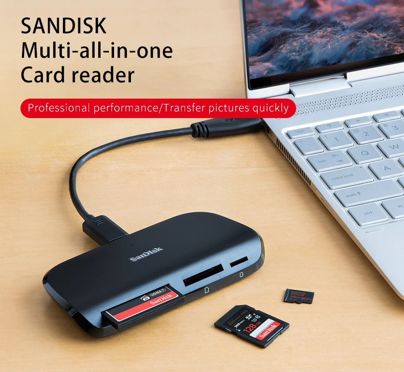 SanDisk USB3.0 высокоскоростной мульти-в-одном кард-ридер SDDR-489 интерфейсом type-a