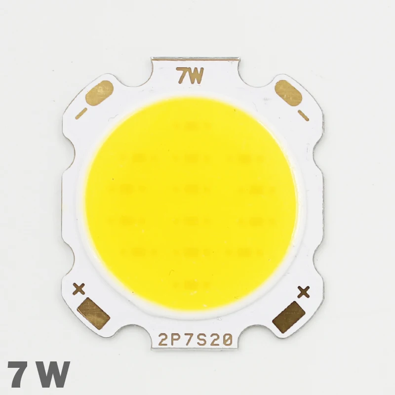 10 шт. 7 Вт COB светодиодный светильник лампы 420-450лм чип вход DC21-25V Размер 28 мм-20 мм Холодный/теплый белый подходит для DIY Светодиодный прожектор/Точечный светильник s