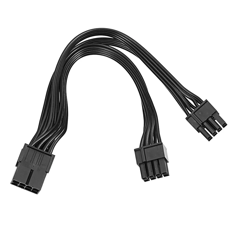 

1/6/10pcs 20cm Graphics Card 8 Pin Female to 2*8P(6+2)pin Extention Power Cable Male PCIe PCI Express 4 Lines Cable Connector