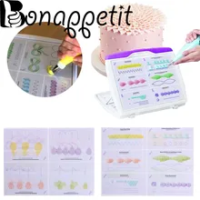 1 комплект 23 популярный узор обледенение трубопроводов насадки практический Совет чертежи Торт Кондитерские начинающих бумага помадка DIY декоративные